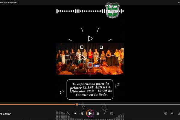 Nueva Actividad. Taller de Ensamble Vocal